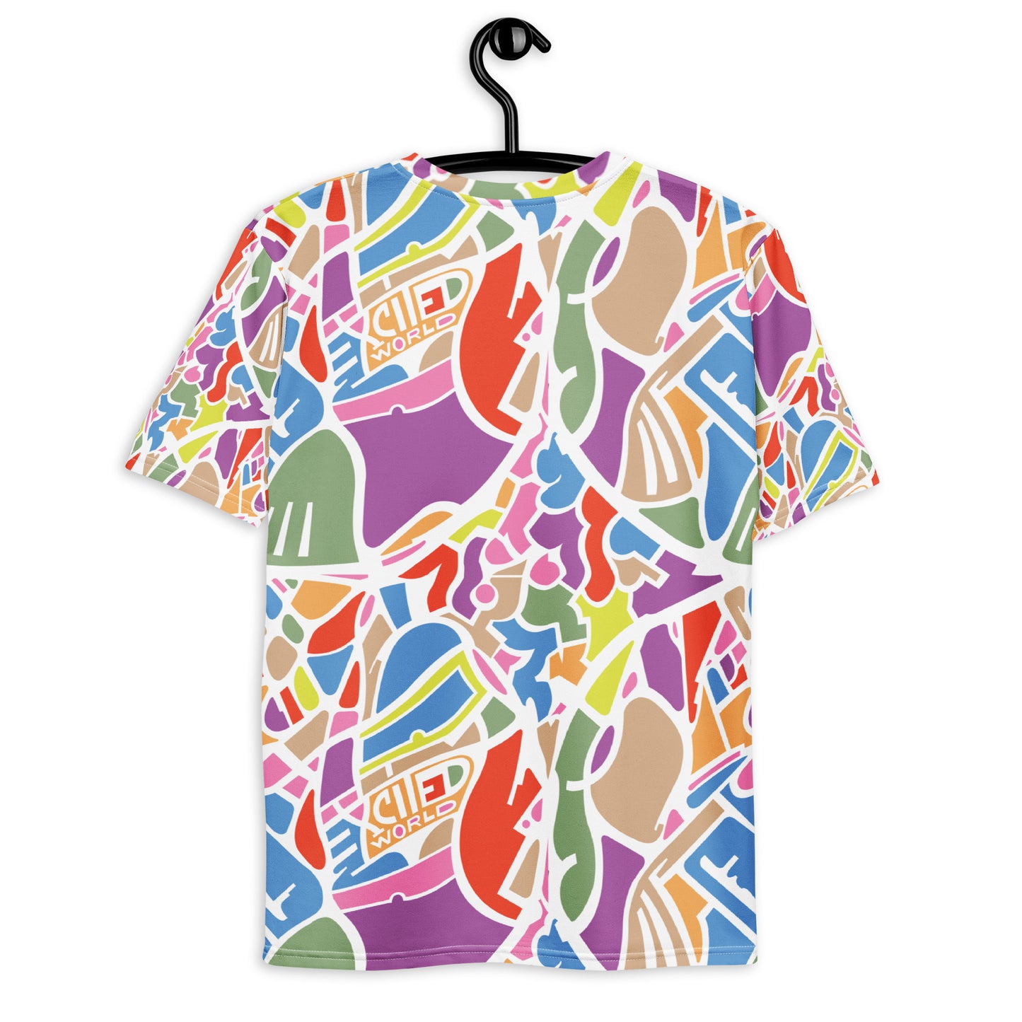 Maglietta uomo stampa allover - pattern design fantasia colori