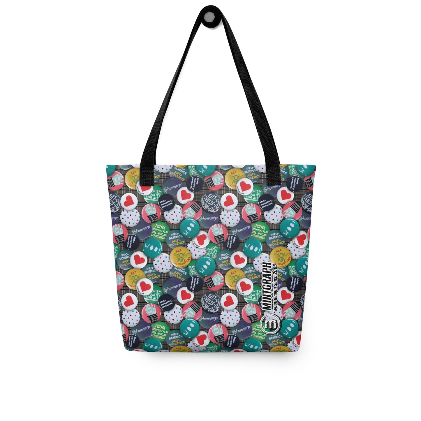 Borsa portaoggetti stampa allover - pattern design spille varie