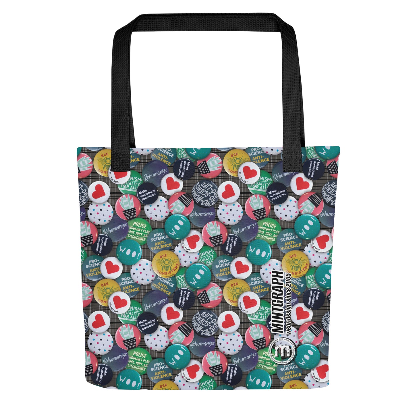 Borsa portaoggetti stampa allover - pattern design spille varie