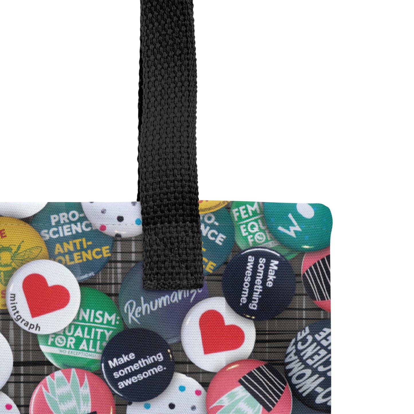 Borsa portaoggetti stampa allover - pattern design spille varie