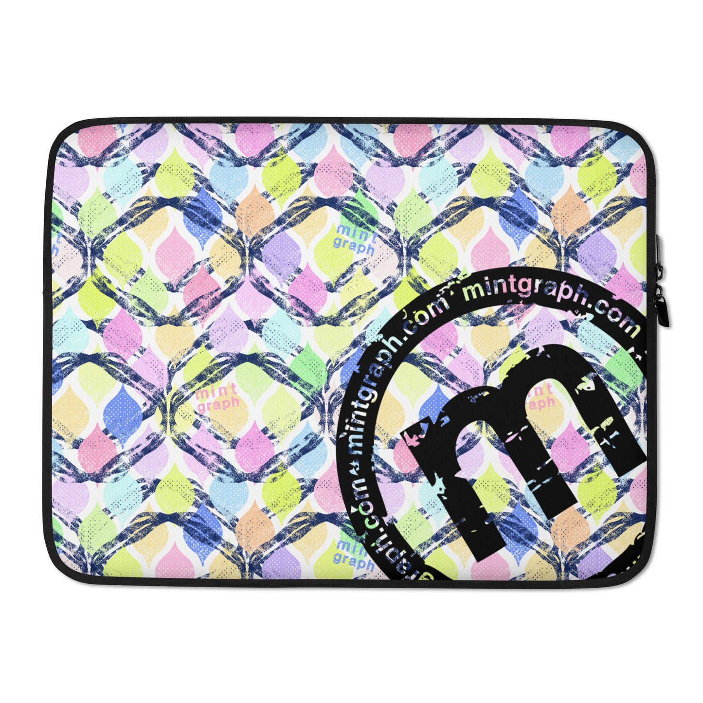 Custodia Laptop stampa allover - Logo design e colori vivaci