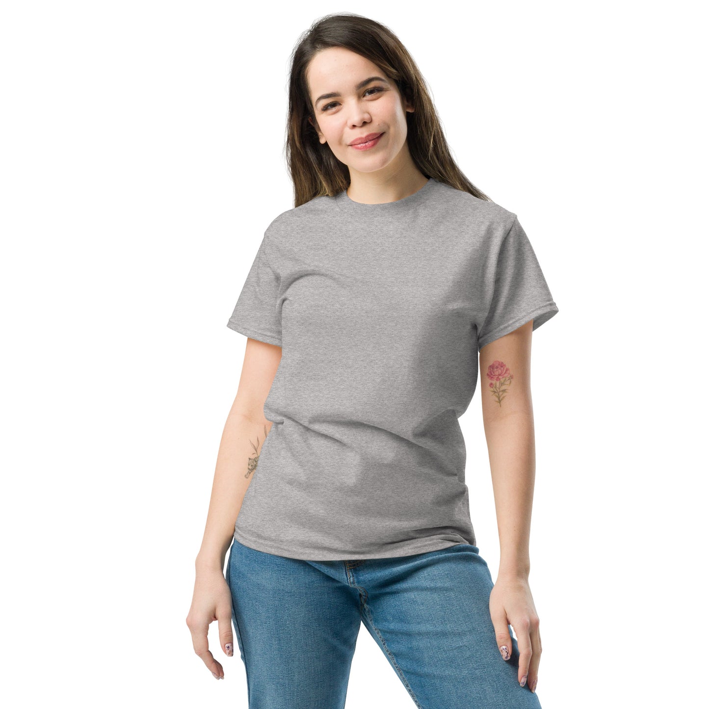 Classic t-shirt with design print on the back