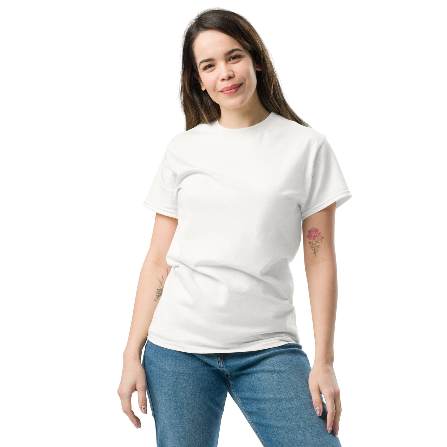 T-shirt classica con stampa design sul Retro