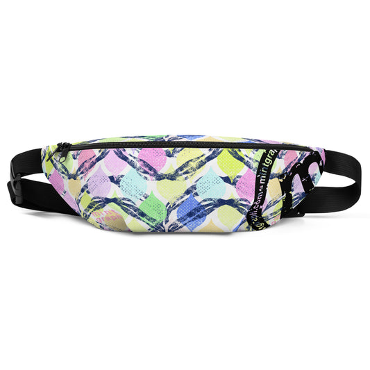 Colorful fanny pack Logo design - allover print