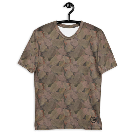 Men's allover print t-shirt - autumn fantasy leaves pattern design