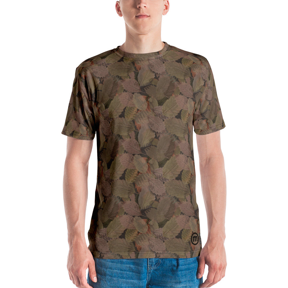 Men's allover print t-shirt - autumn fantasy leaves pattern design