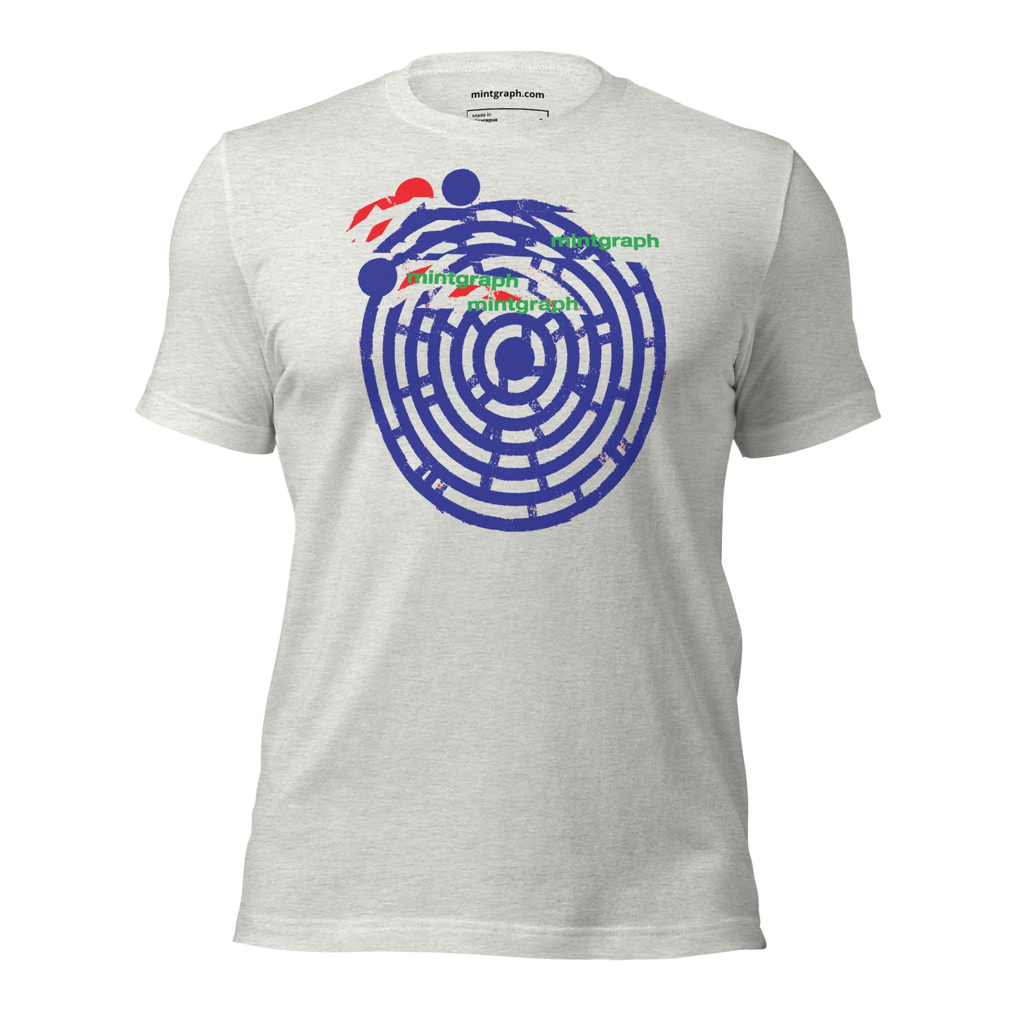 T-shirt unisex con stampa colorata Cerchio