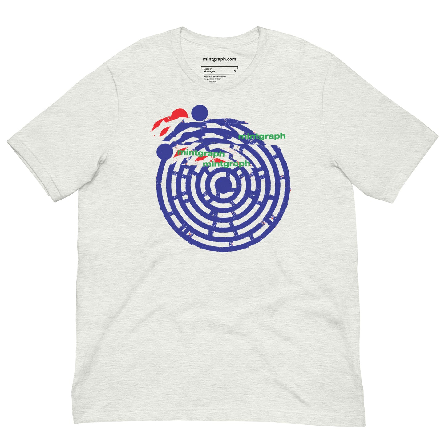 Unisex T-shirt with colorful Circle print